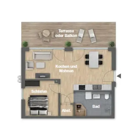 Lägenhet Gebirgsresort Gedankenpause 1 3 1 *