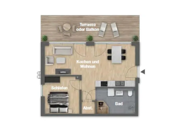 Апартаменти Gebirgsresort Gedankenpause 1 3 1 *